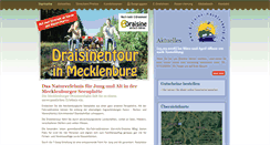 Desktop Screenshot of draisine-mecklenburg.de